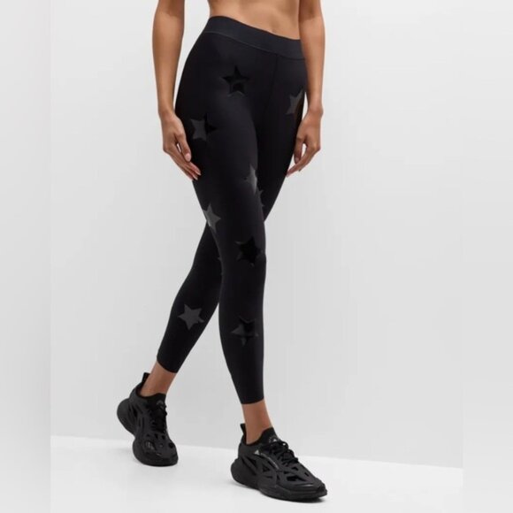 Ultracor Lux Knockout Star-Print Ankle Leggings Black Large - Picture 7 of 12
